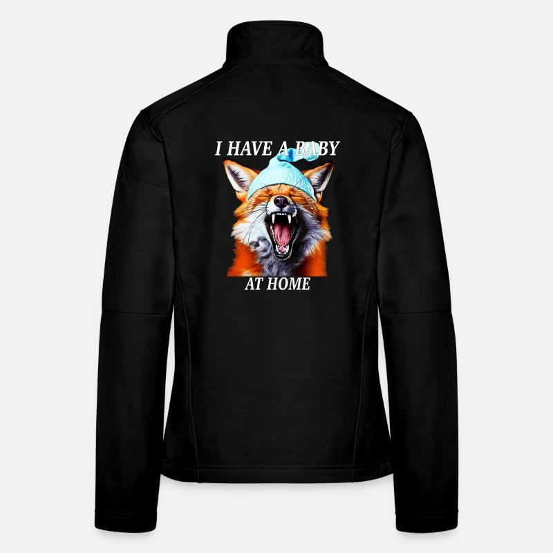 FUCHS J’AI UN BÉBÉ À LA MAISON Veste en tissu softshell Femme