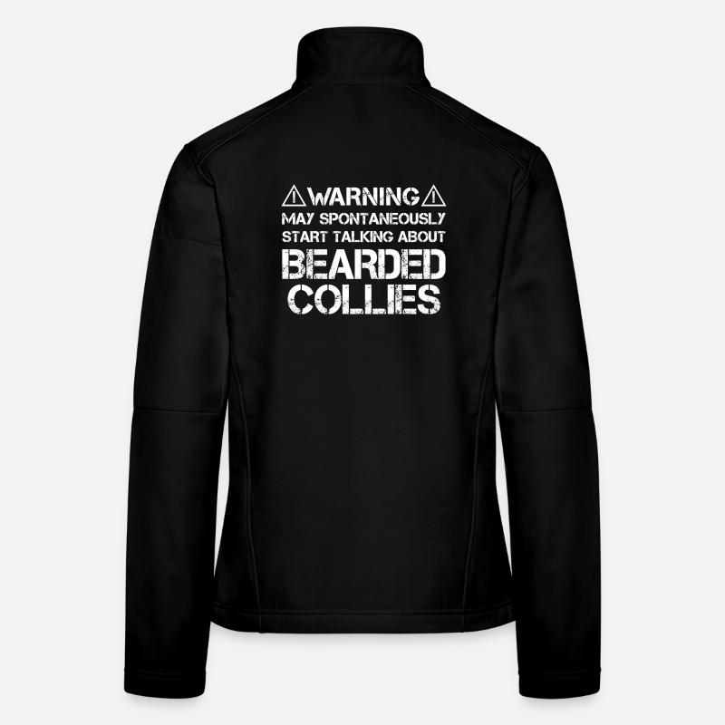 Bearded Collie Frauen Softshelljacke