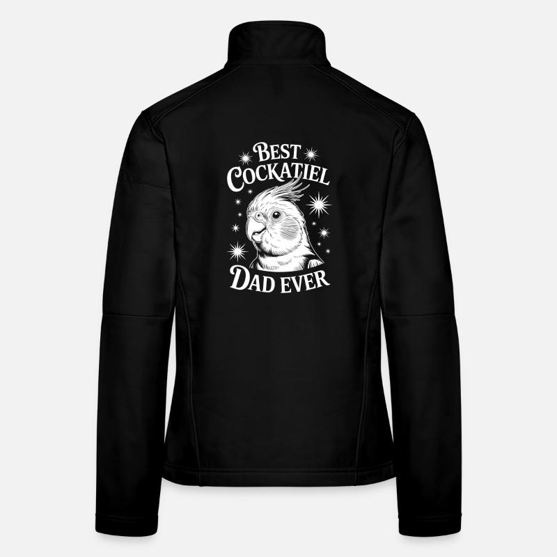 Nymphensittich Spruch Papa Nymphensittich Geschenk Frauen Softshelljacke