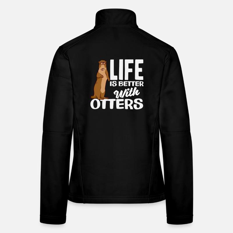 Seeotter Leben Besser Frauen Softshelljacke