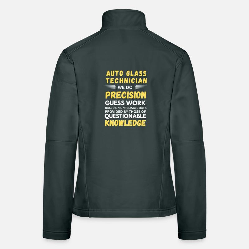 Technicien en vitre d’auto, nous faisons des suppositions de précision Veste en tissu softshell Femme