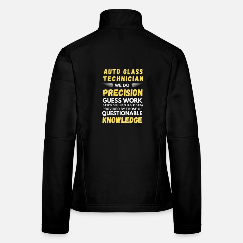 Technicien en vitre d’auto, nous faisons des suppositions de précision Veste en tissu softshell Femme