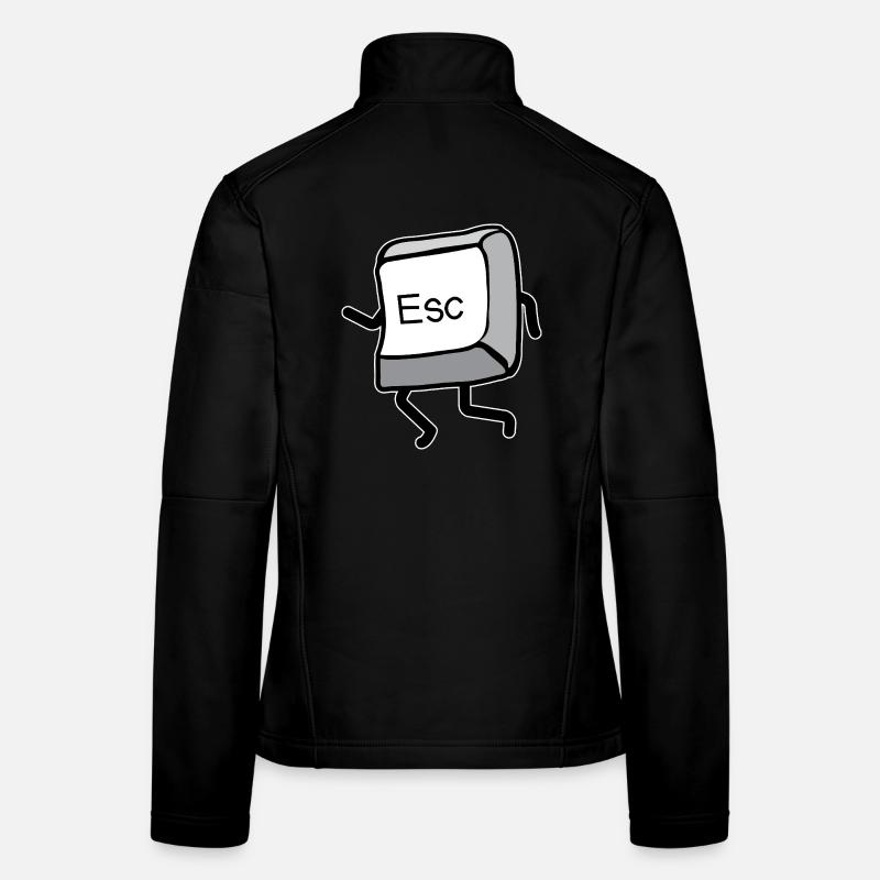 Touche Échap cartoon mouvement Veste en tissu softshell Femme
