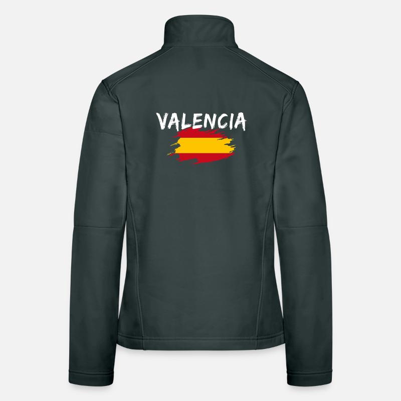 Valencia Spanien Frauen Softshelljacke