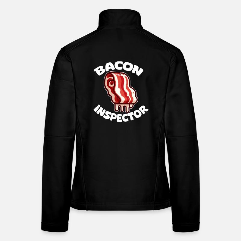 Inspektor Speck Karikatur Frauen Softshelljacke