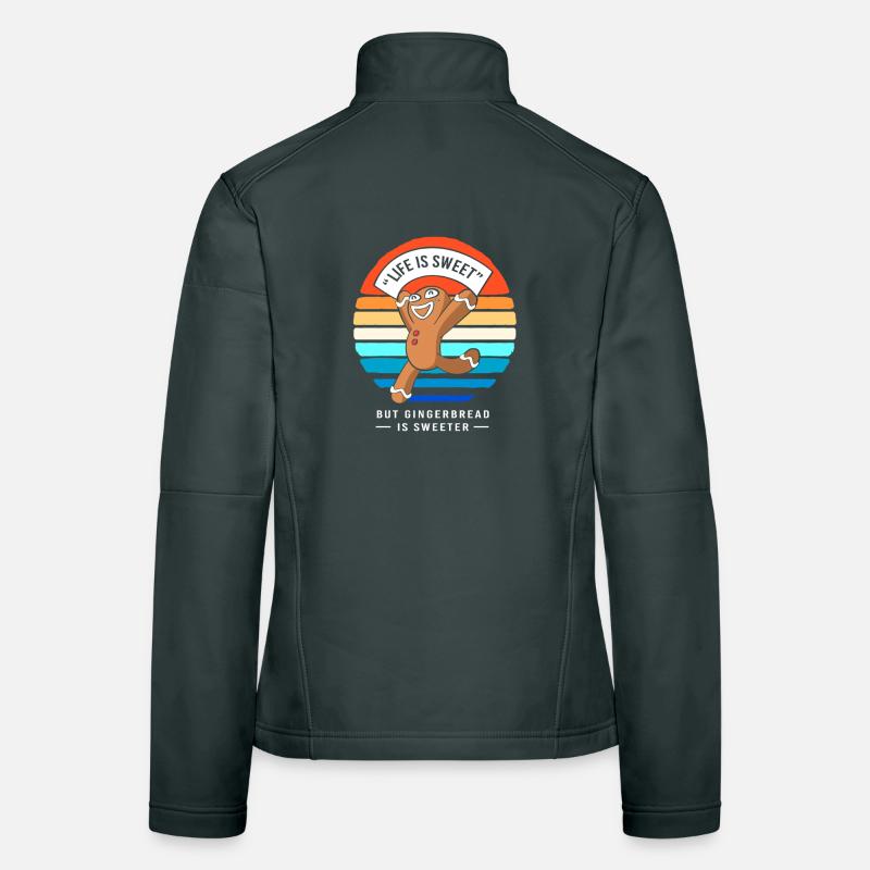 Gingerbread Christmas Gingerbread Man Gingerbread Women's Softshell Jacket