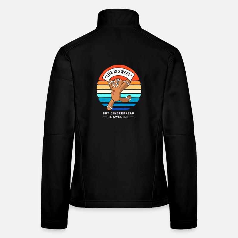 Gingerbread Christmas Gingerbread Man Gingerbread Women's Softshell Jacket
