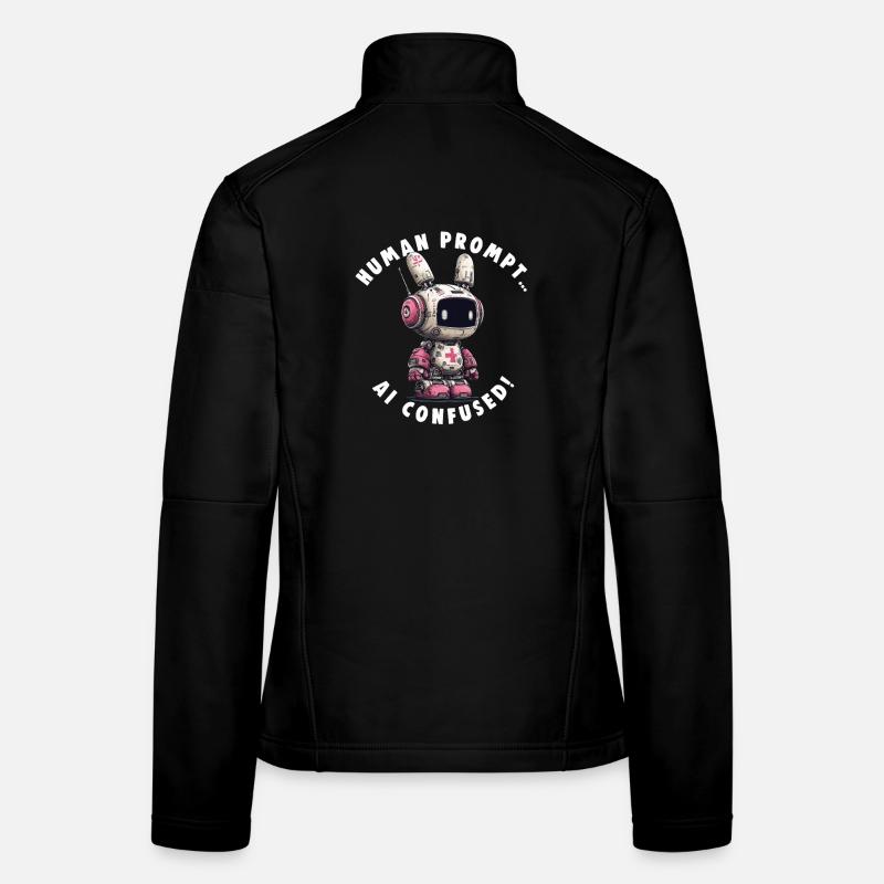 AI CONFUSED Nerds Promt Engineer Women's Softshell Jacket