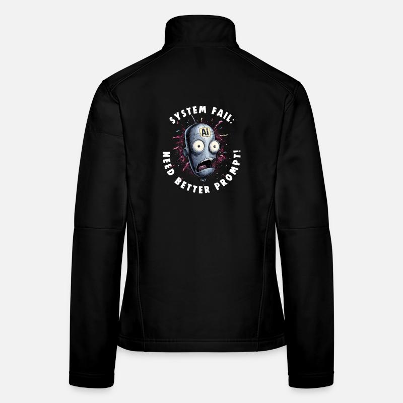 BESOIN D’UNE MEILLEURE INVITE Nerds Promt Engineer Veste en tissu softshell Femme