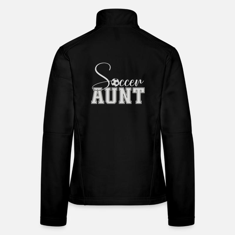 Tante de soccer Veste en tissu softshell Femme