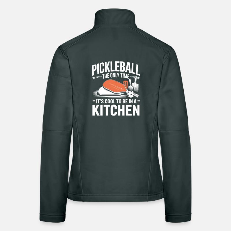Pickleball Kitchen Ball Women's Softshell Jacket