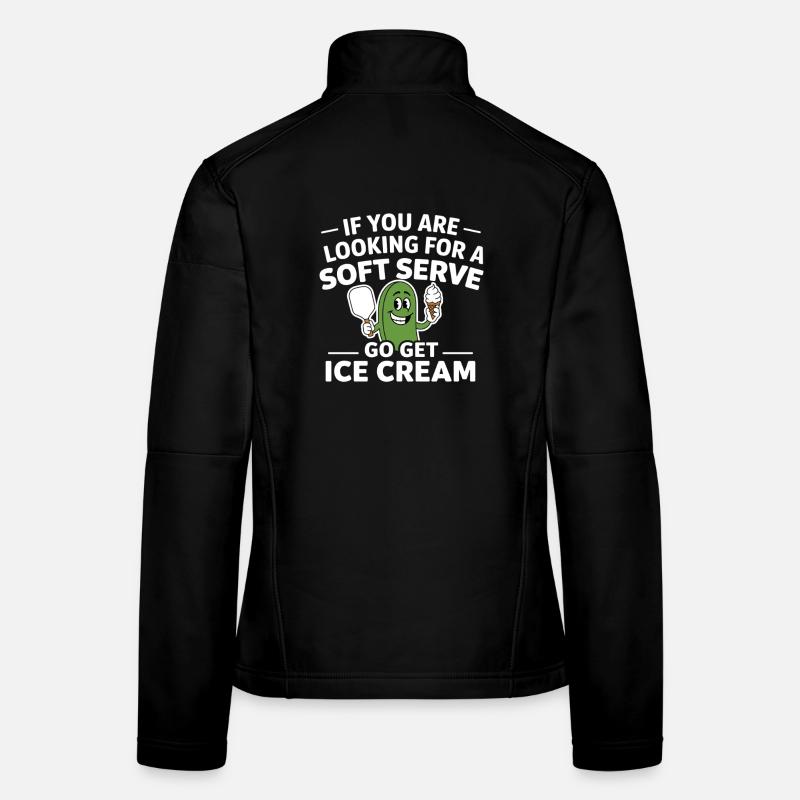 Pickleball serve Women's Softshell Jacket