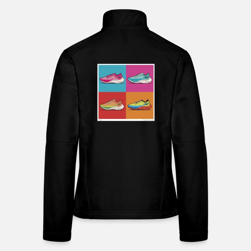 Pop Art Trainer Women's Softshell Jacket