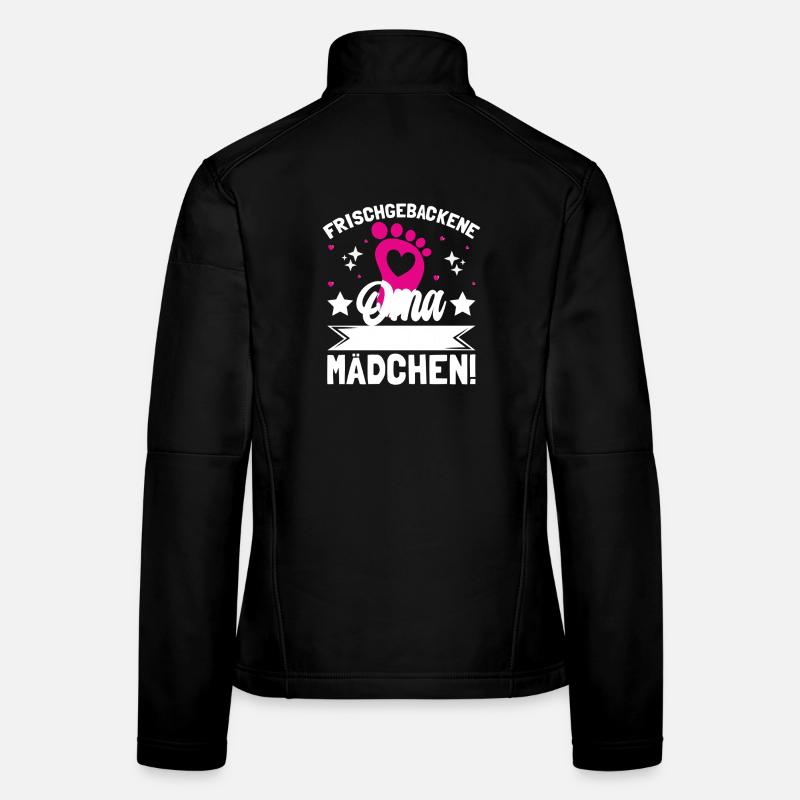 Frischgebackene Oma Es ist ein Mädchen! Frauen Softshelljacke