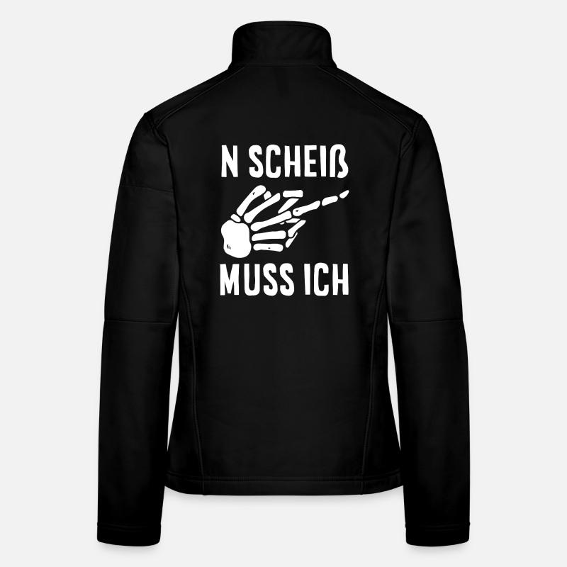 N shit I have to – middle finger Women's Softshell Jacket