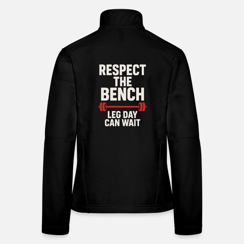 Drôle de développé couché Meme Spot Me Bro Powerlifting Veste en tissu softshell Femme