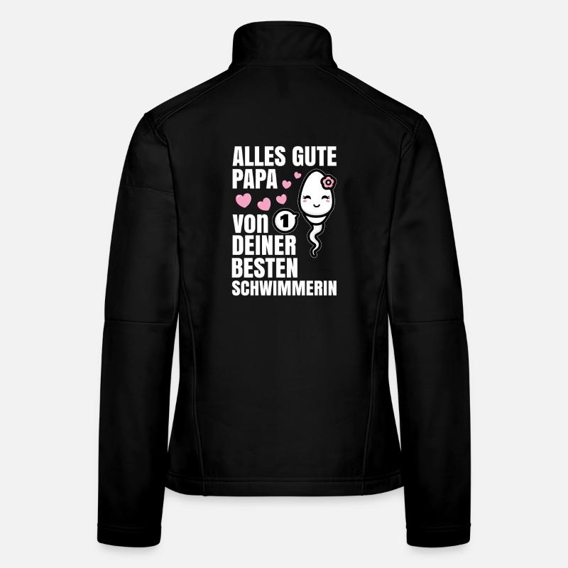 Alles Gute Papa wünscht dir dein bester Schwimmer Frauen Softshelljacke