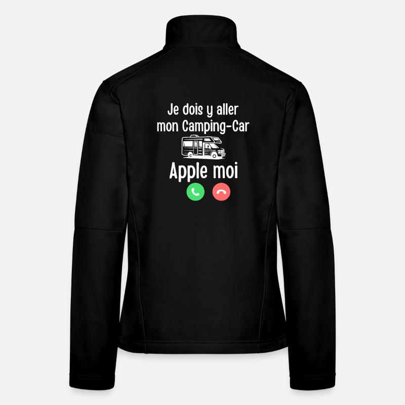 CampingCar Apple moi Veste en tissu softshell Femme