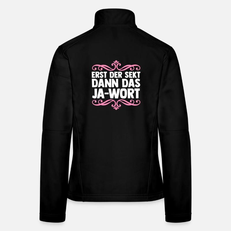 Bachelor Party Team Bride Hen Party Women's Softshell Jacket