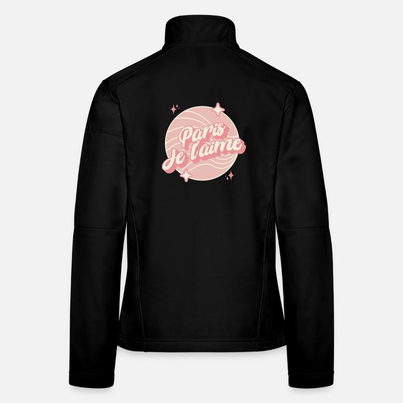 paris Ich liebe dich Frauen Softshelljacke
