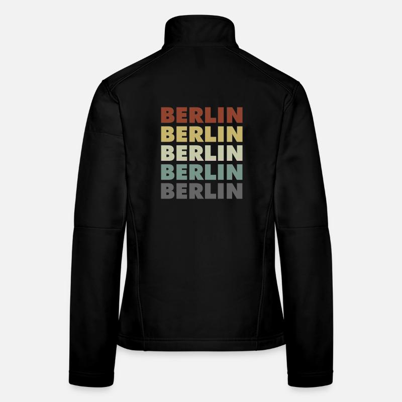 Berlin - Germany - Deutschland - Lettering Frauen Softshelljacke