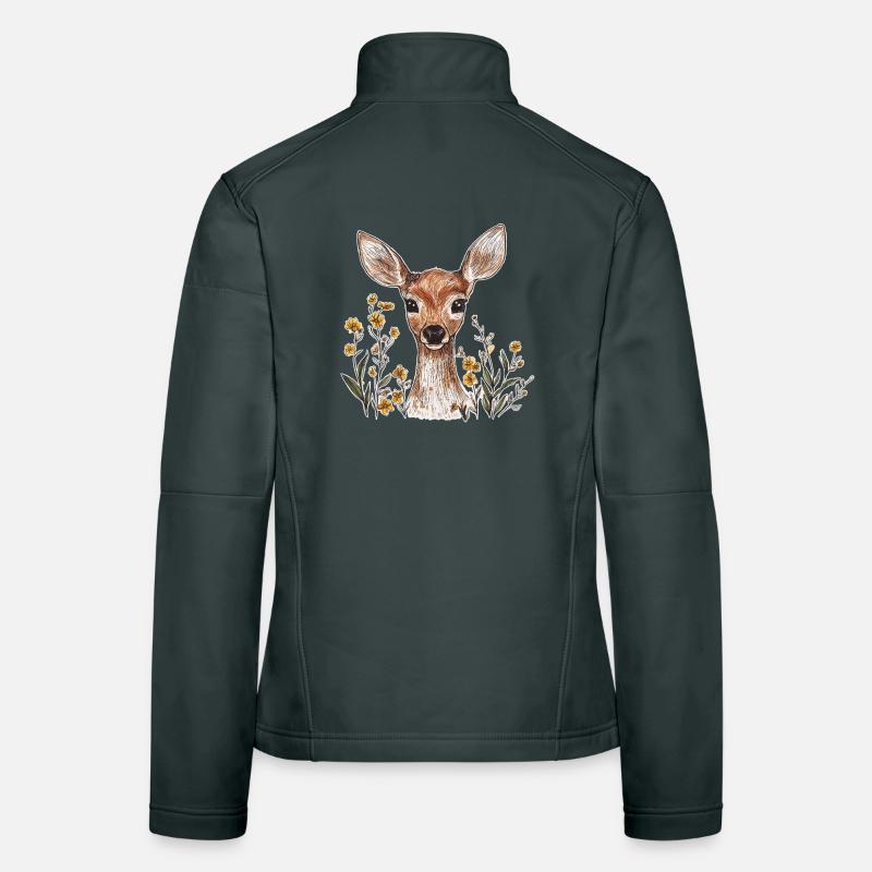 roe deer Women's Softshell Jacket