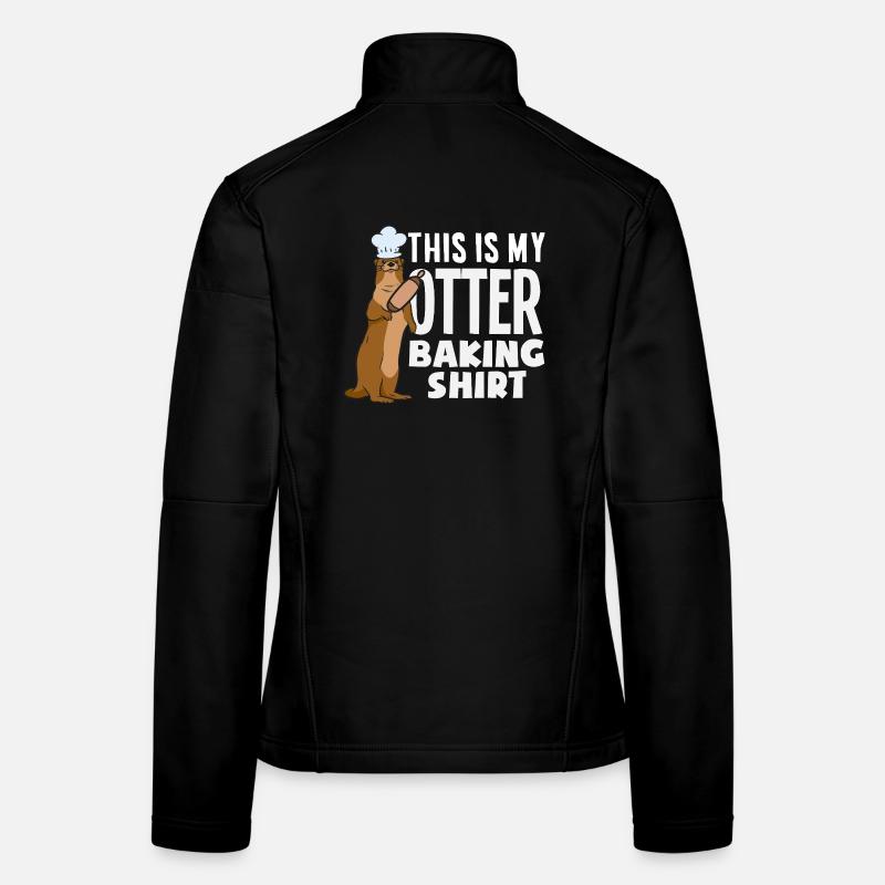 Seeotter Cartoon Backen Shirt Frauen Softshelljacke