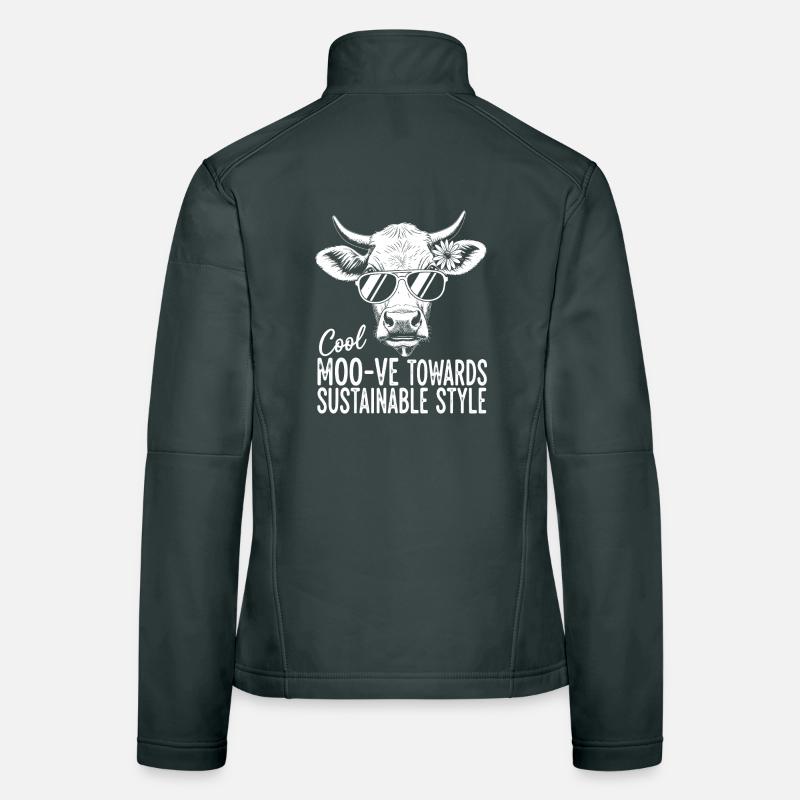 Moo-ve Towards Nachhaltigem Stil Frauen Softshelljacke