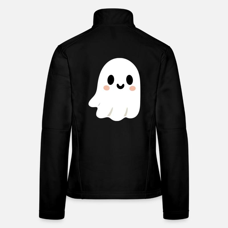 Fantôme mignon  Veste en tissu softshell Femme