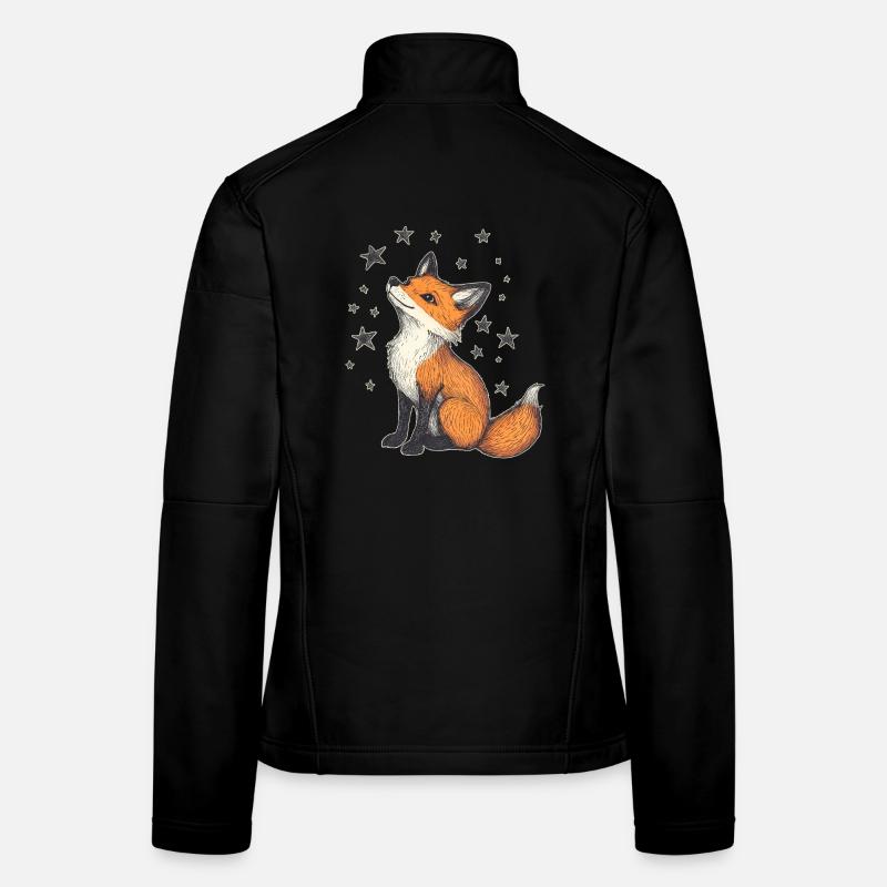 Fox and Stars Women's Softshell Jacket