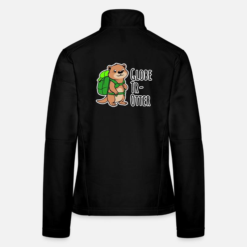 Ein kleiner Otter auf Weltreise - Globe Tr-Otter Frauen Softshelljacke
