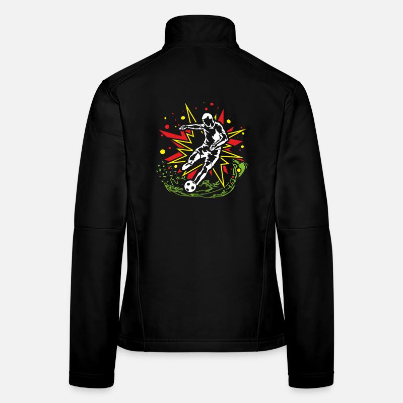 Kicker im ComicBeat Frauen Softshelljacke