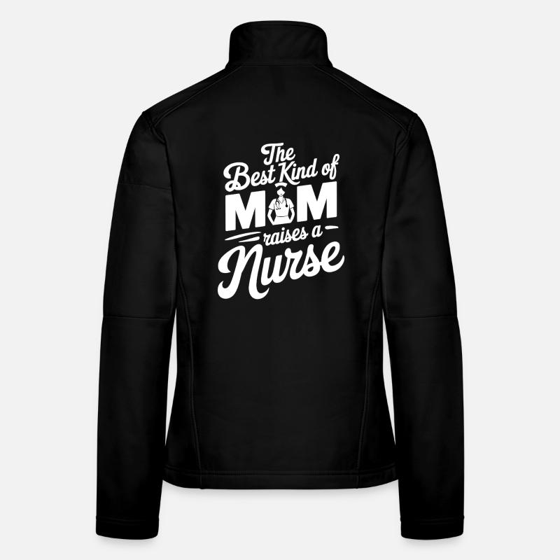 Die beste Mutter zieht eine Krankenschwester groß Frauen Softshelljacke