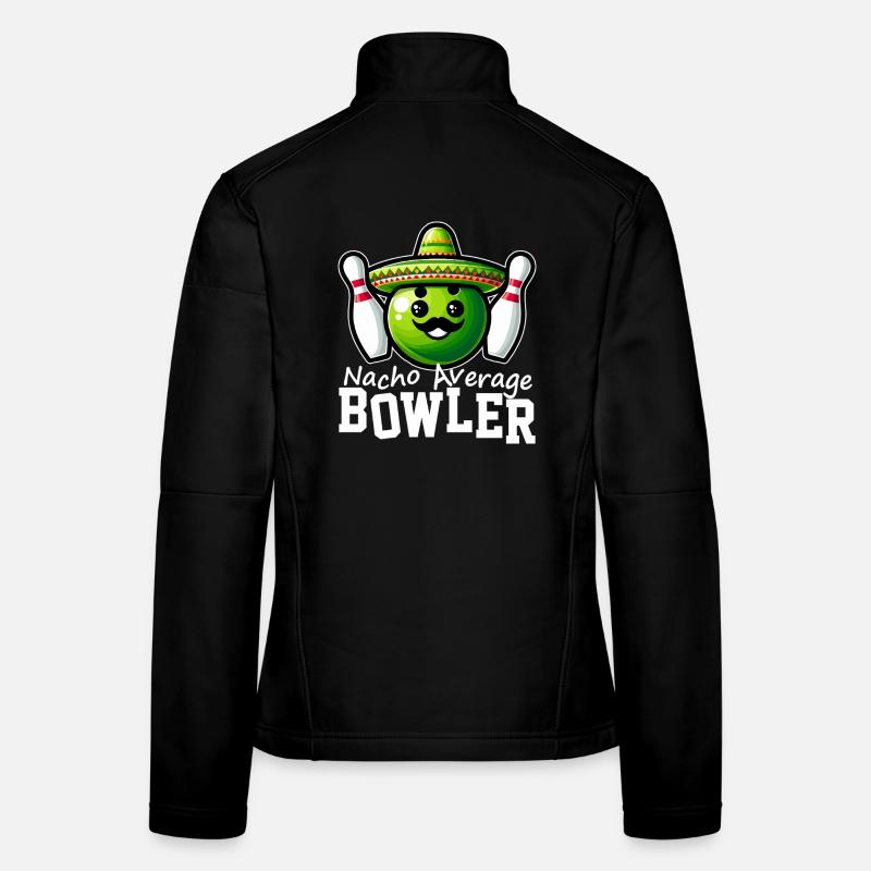 Nacho Average Bowler Women's Softshell Jacket