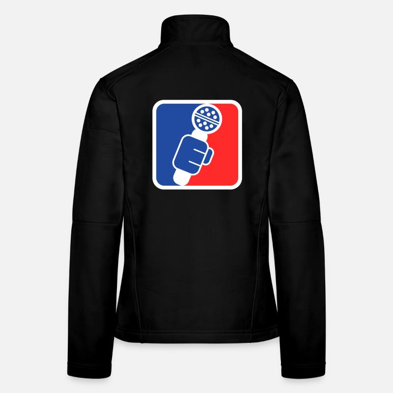 Microphone Check League Icon – Fan de sport Veste en tissu softshell Femme