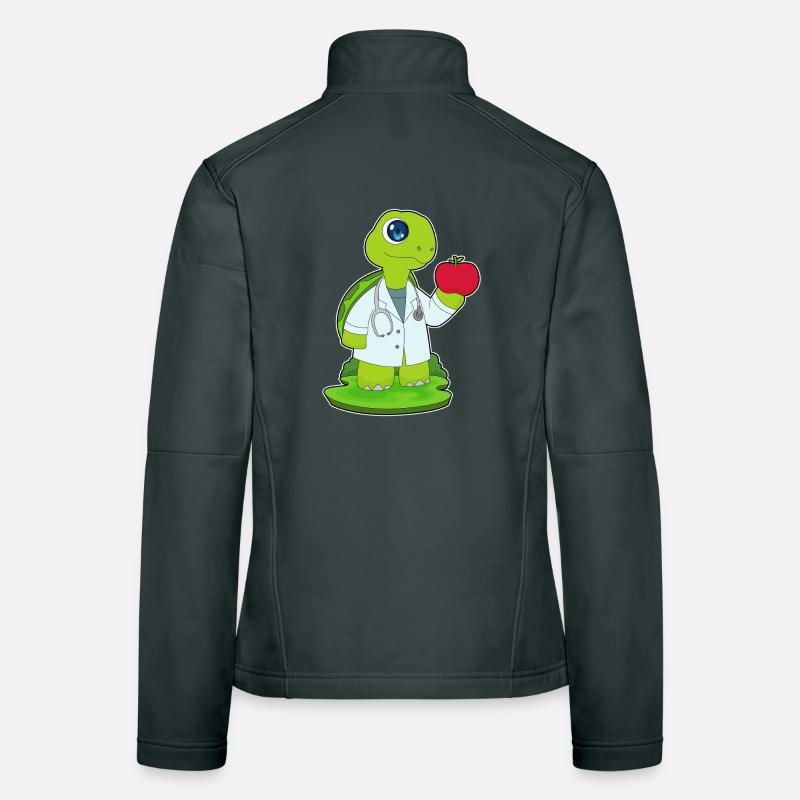 Turtle Doctor Stethoscope Women's Softshell Jacket