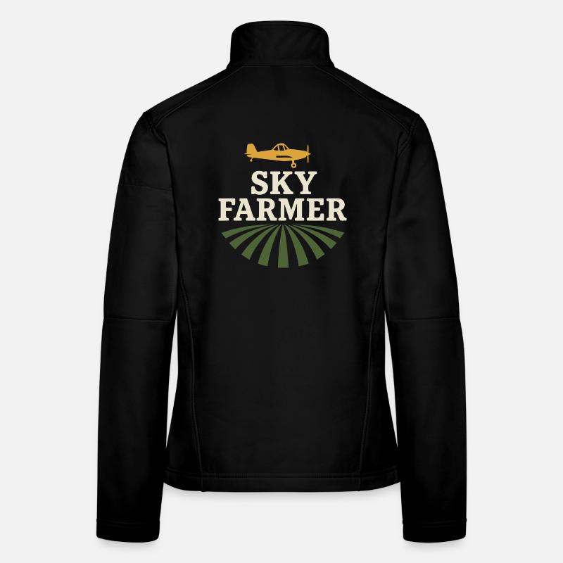 Ländliche Luftfahrt Landwirtschaft Pilotgeschenk Frauen Softshelljacke