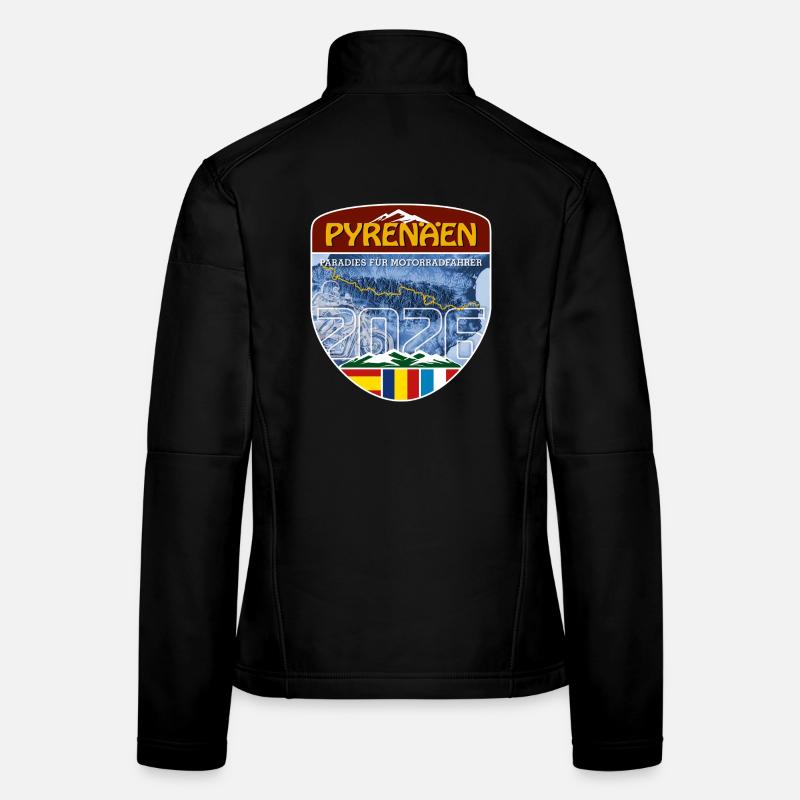 Pyrenäen 2026 | DE | Sticker Frauen Softshelljacke