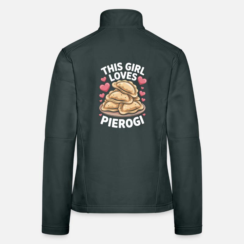 Pierogi Saying Polish Funny Pierogi Gift Women's Softshell Jacket