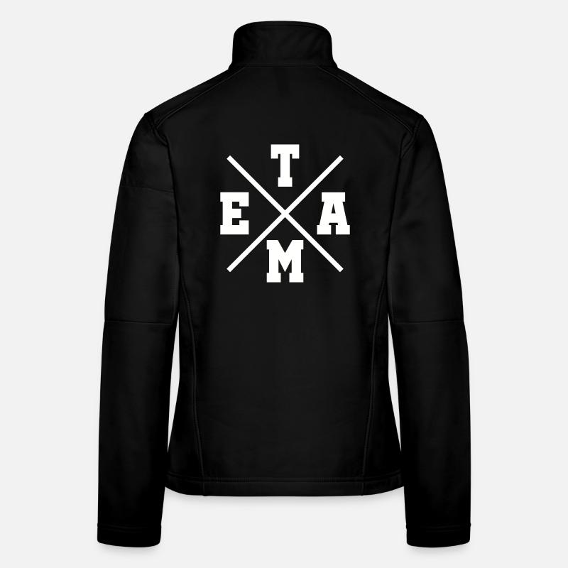 Équipe Veste en tissu softshell Femme