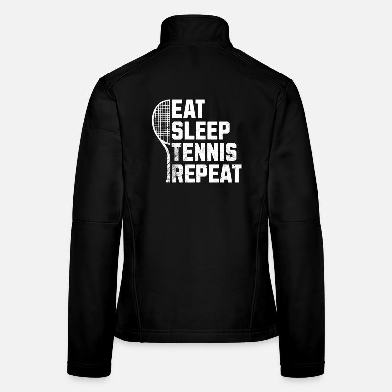 Tennis Manger dormir tennis répéter Pull Sweat à capuche Veste en tissu softshell Femme