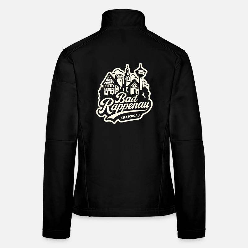 Kraichgau Skyline Bad Rappenau Illustration Frauen Softshelljacke