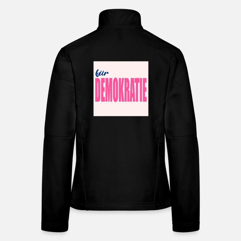 VALUES FOR DEMOCRACY Women's Softshell Jacket
