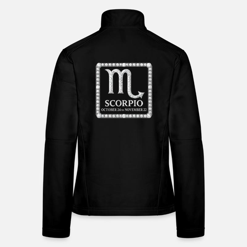 Sternzeichen Skorpion - Frauen Softshelljacke - Schwarz