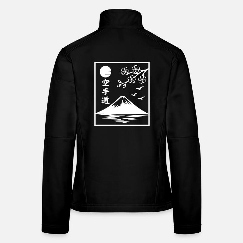 Paysage de karaté Veste en tissu softshell Femme