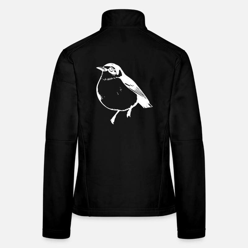Bird white Women's Softshell Jacket