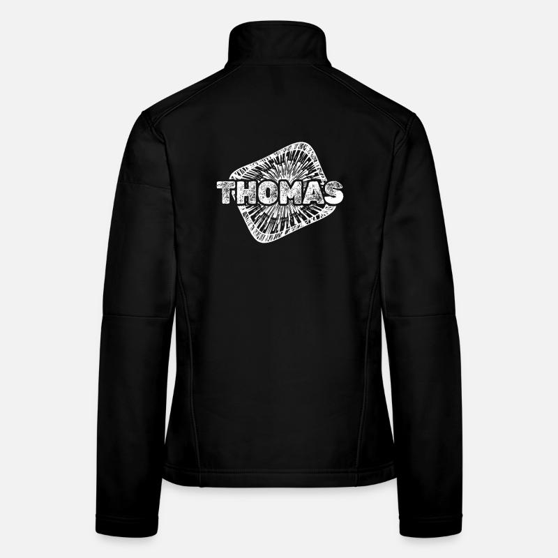 Geburt Thomas - Frauen Softshelljacke - Schwarz