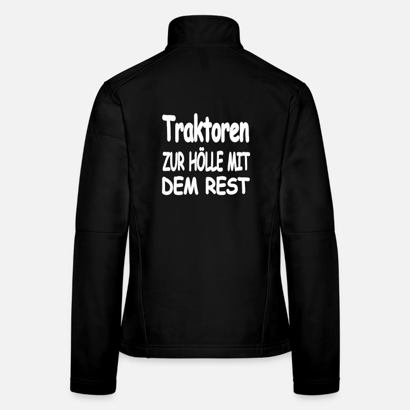 Tracteur Veste en tissu softshell Femme