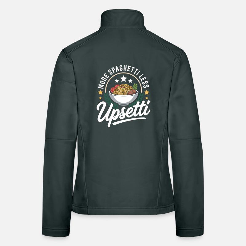 Plus de spaghettis, moins d’upsetti Veste en tissu softshell Femme