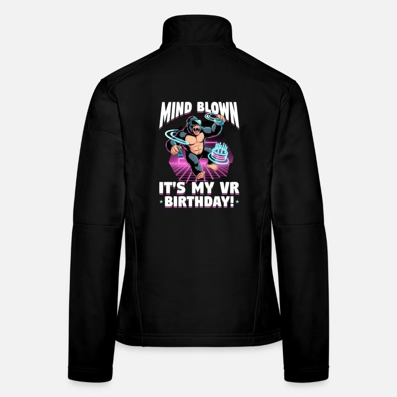 Birthday Gamer VR Frauen Softshelljacke
